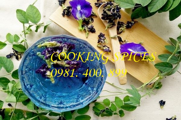 Hoa Đậu Biếc sấy khô ( Butterfly Peas ) dùng pha trà.