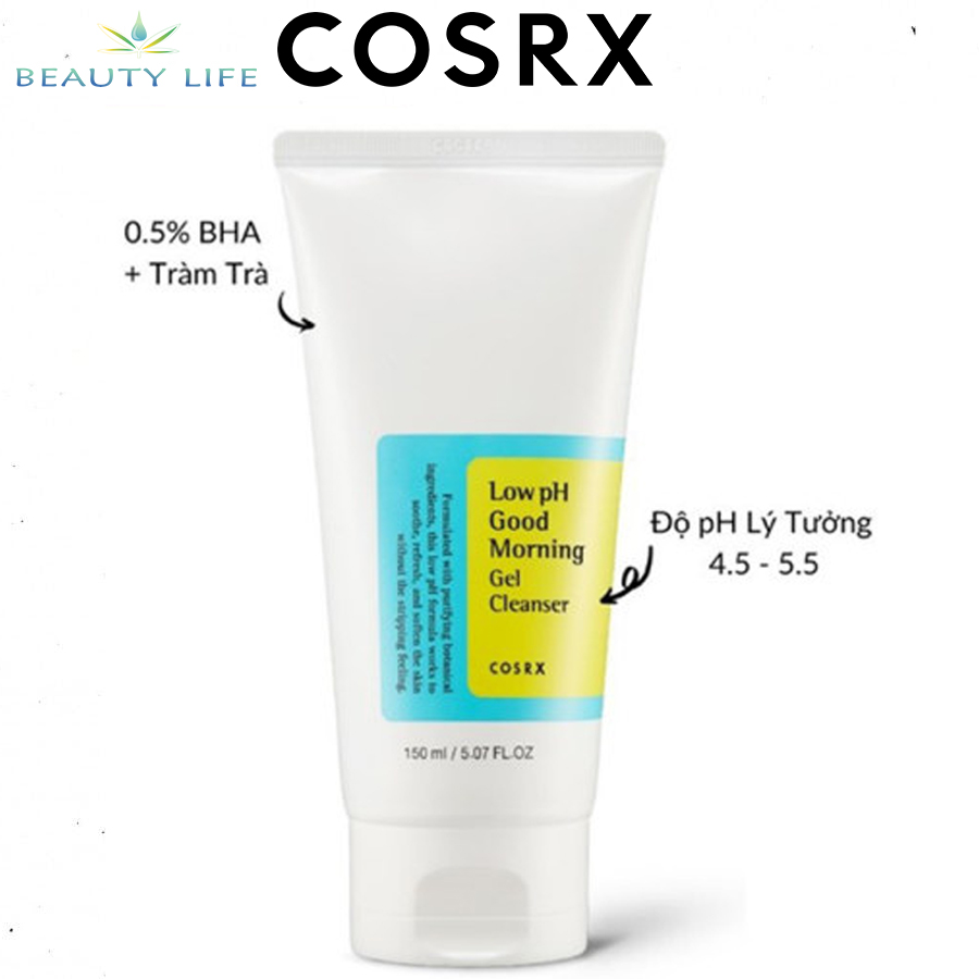 Gel Rửa Mặt Cosrx Tràm Trà, 0.5% BHA Có Độ pH Thấp 150ml thumbnail