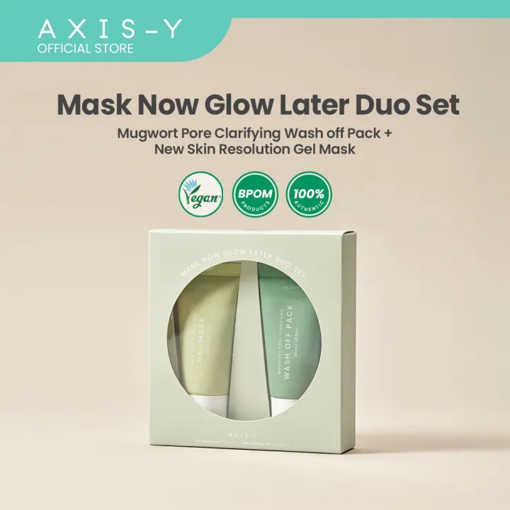 AXIS Y Mask Now Glow Later Duo Set 30ml Lazada Indonesia axis-y-mask-now-glow-later-duo-set-30ml-lazada-indonesia