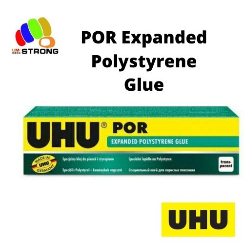 UHU Por Glue Expanded Polystyrene Styrofoam Foam (Germany) 40g/50 ml.