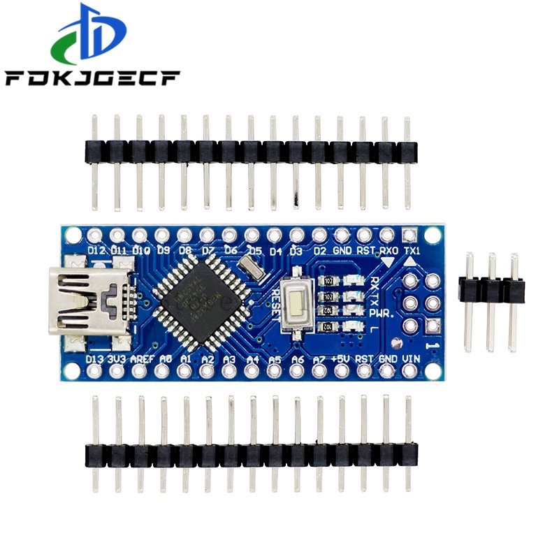 Nano V3.0 điều khiển Bộ chuyển đổi thiết bị đầu cuối bảng mở rộng Nano IO lá chắn miếng mở rộng đơn giản cho Arduino AVR atmega328p mạch tích hợp