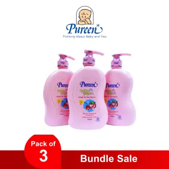 pureen baby yogurt head to toe wash
