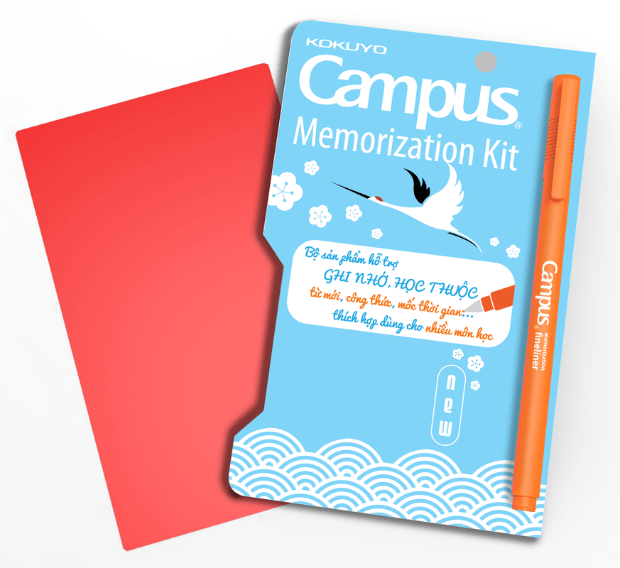 Bộ Sản Phẩm Ghi Nhớ Campus Memorization Kit MMK-01