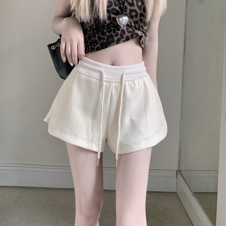 Quần đùi cotton xẻ chất dày đẹp vải mịn