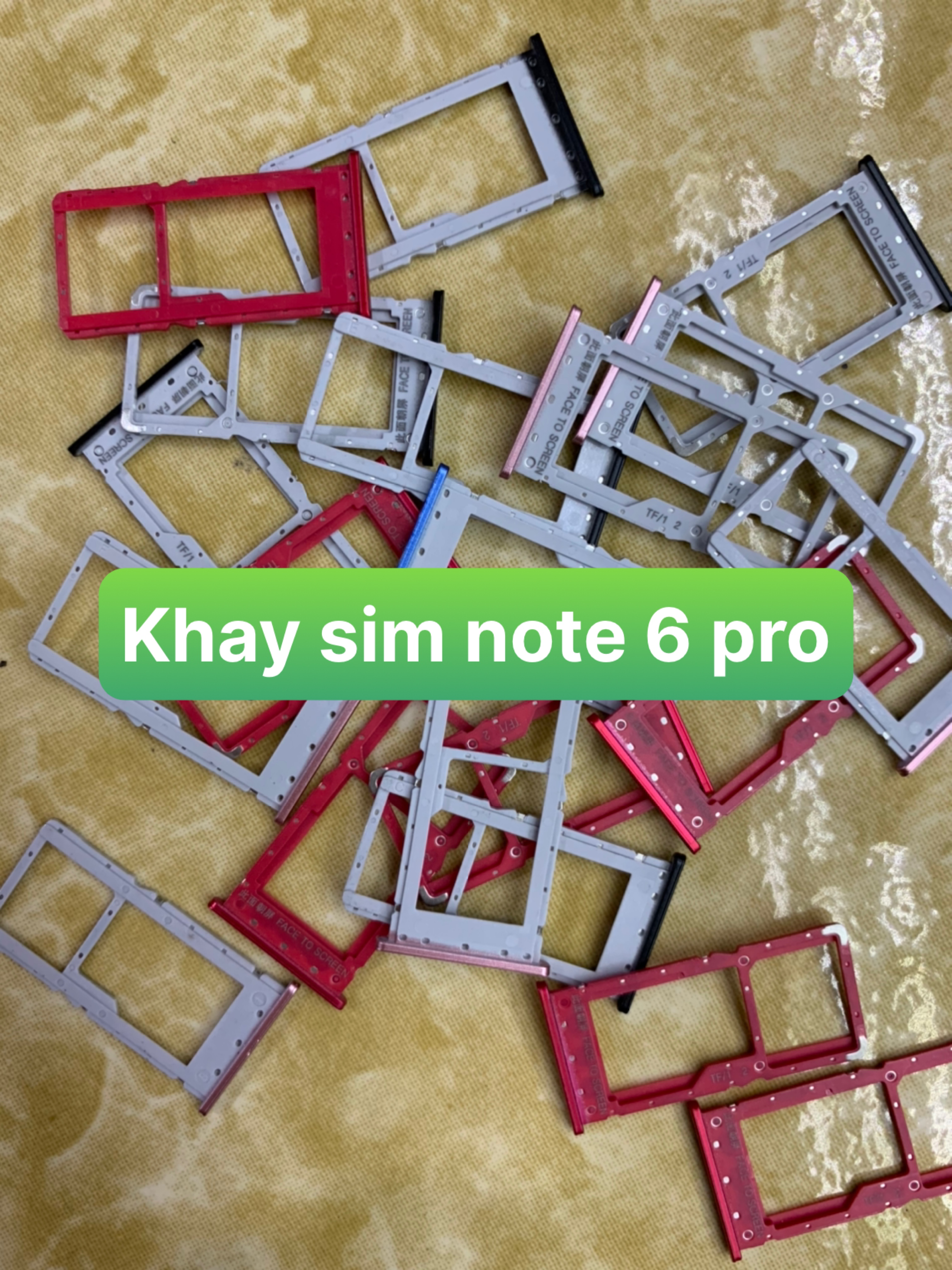 khay sim điện thoại redmi note 6 pro