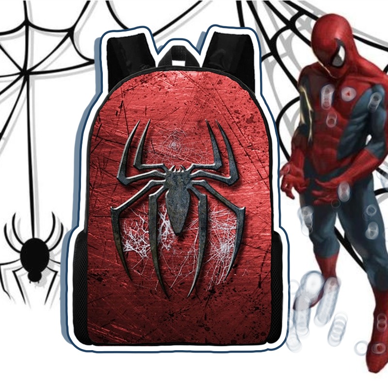 Esspreso Spider Man backpack, elementary school cartoon backpack, boys backpack, Superman Spider Man Batman.