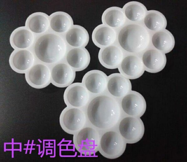 Khay Nhựa Hoa Đựng Đá Phụ Kiện Trang Trí Móng