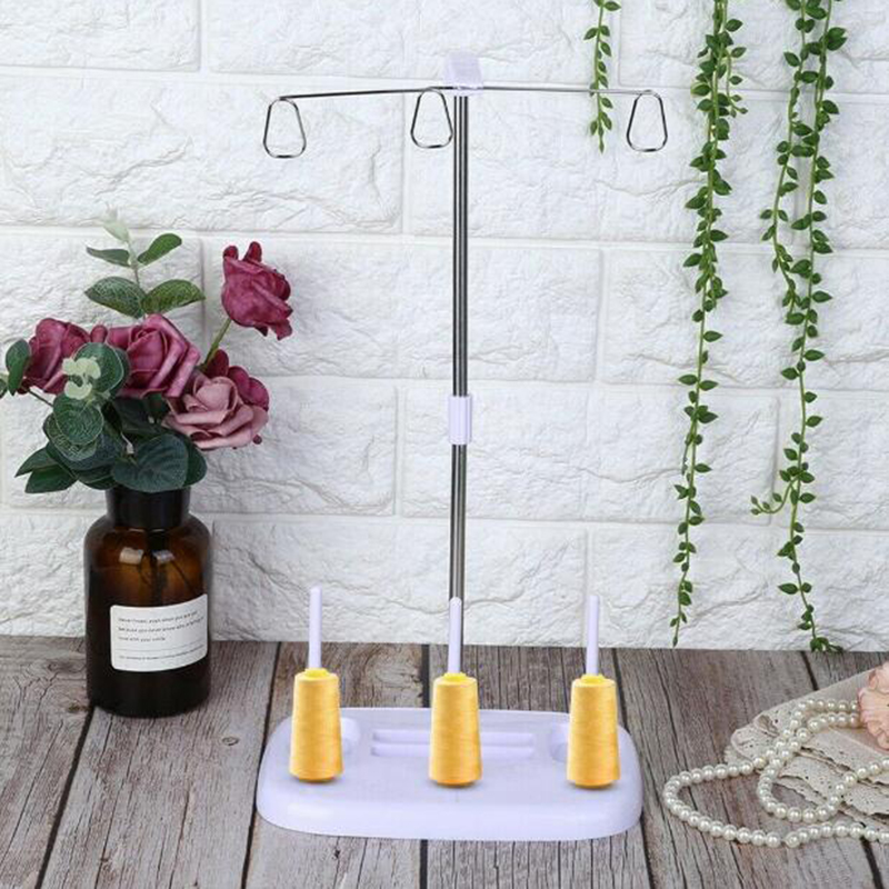 Thread / Cotton Spool Stand Three Cone Holder Stand For Use With Sewing ...