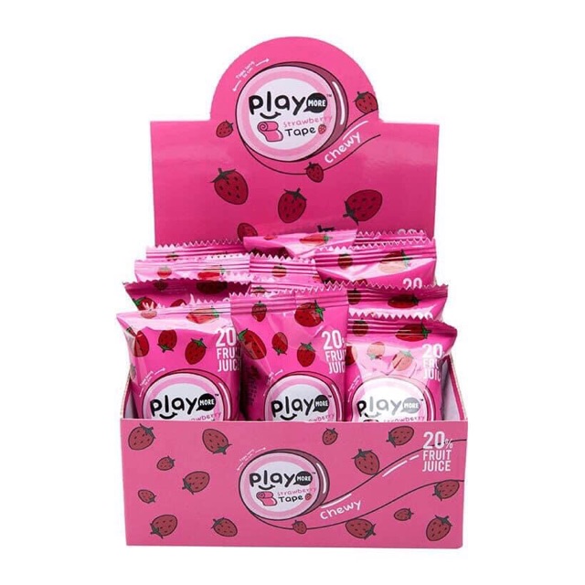 Kẹo Cuộn Play More Thái Lan 21g