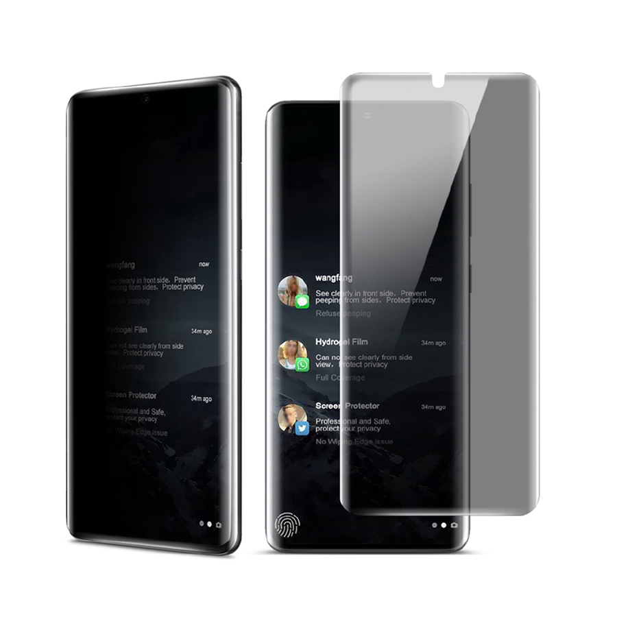 Miếng Dán dẻo Full màn chống nhìn trộm Samsung S8, S8 Plus, S9 ,S9 Plus, Note 8, Note 9