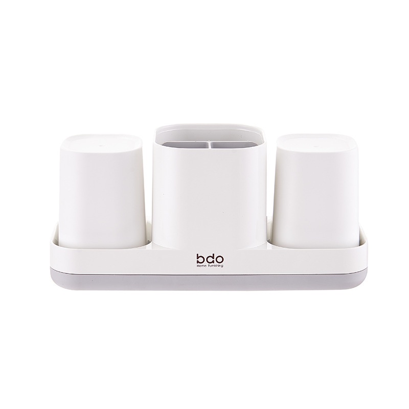 Bộ cốc súc miệng đánh răng bàn chải đánh răng giá đựng cốc rửa cặp đôi giá để bàn chải đánh răng tại nhà