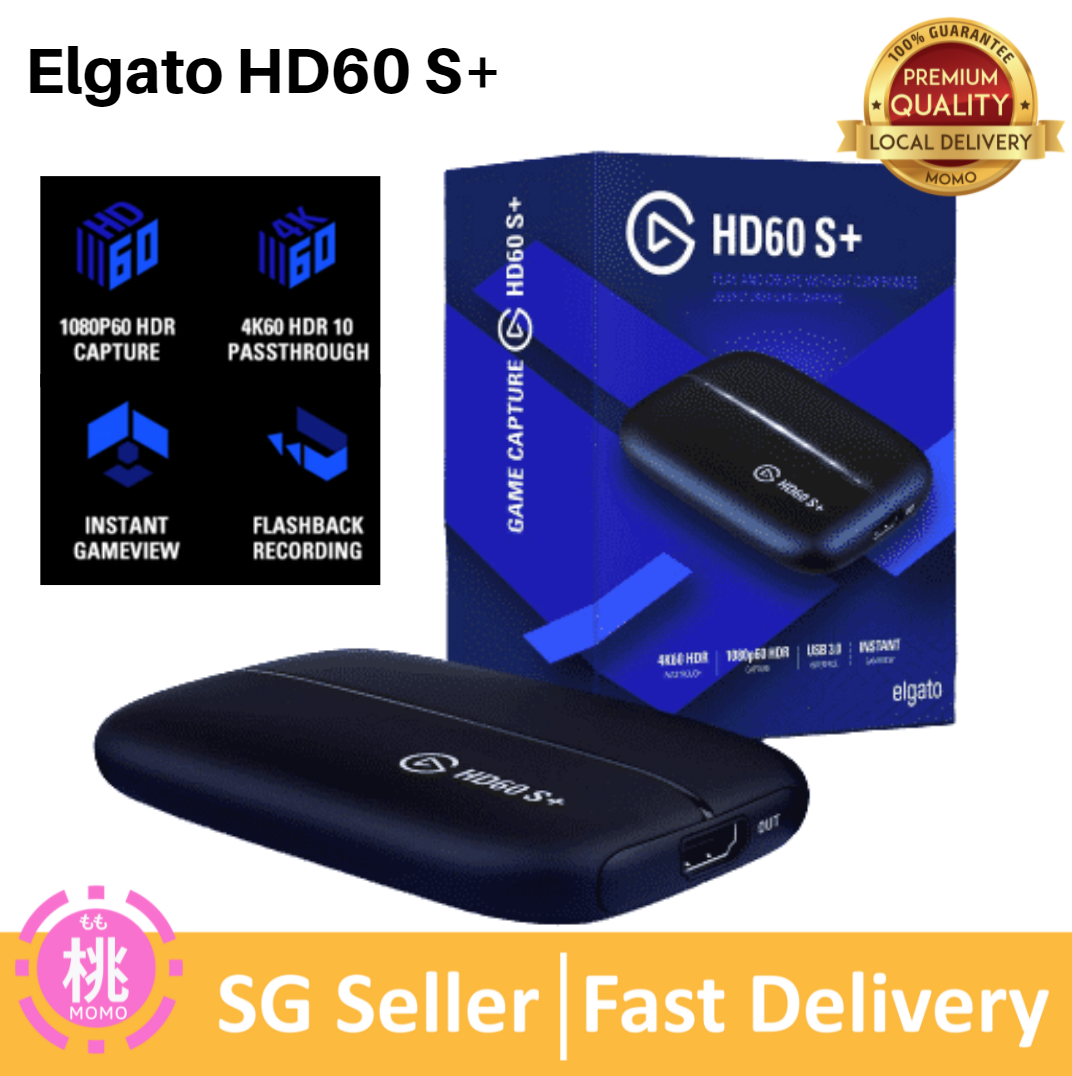 Elgato Game Capture HD60 S+ or HD60 S for PlayStation 4, Xbox One