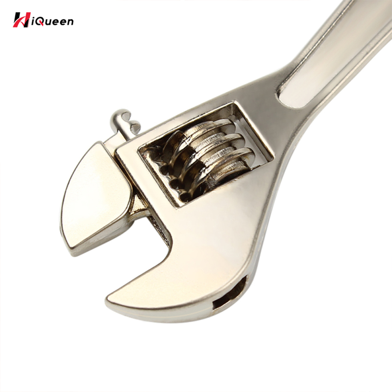 HiQueen Practical Tool Wrench Monkey Spanner Key Chain Car Metal Keyring