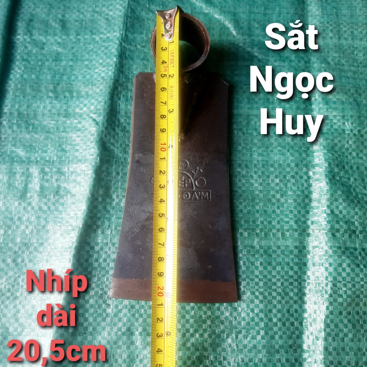 [HÀNG CHẤT 100%] Lưỡi cuốc nhíp xe đào đất, cuốc trồng cây siêu bền (cuốc nhíp ngắn LOẠI 20,5cm)
