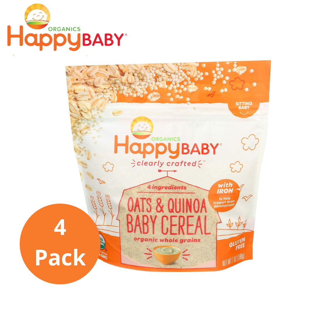 happy baby oats and quinoa cereal