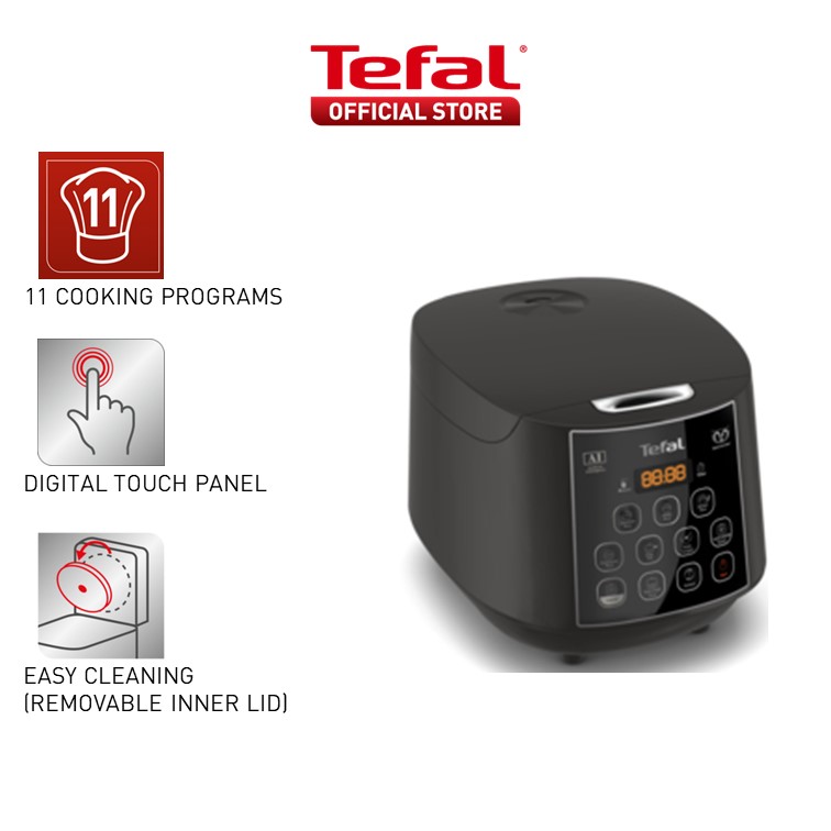 Tefal Easy Plus Rice Cooker 1.8L RK736B 11 programmes, Artificial