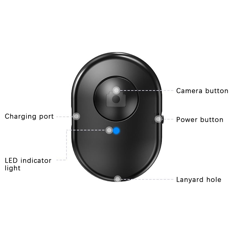 Cizzy%20Mini%20Wireless%20Rechargeable%20Self-timer%20Bluetooth-Compatible%204.0%20Selfie%20Stick%20Shutter%20With%20Switch%20Button%20Selfie%20Controller%20A%20JUE%20-%20Image%204