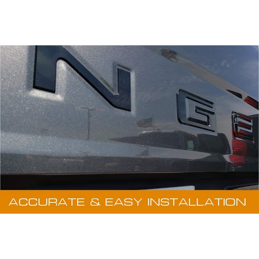 Tailgate Insert Letters for Ford Ranger 2019 2020, 3D Raised & Decals Letters, Tailgate Emblems