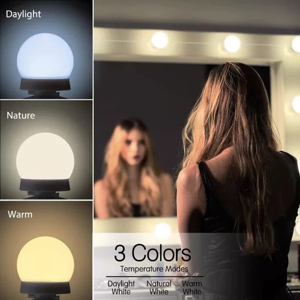 LED Mirror Lights Make Up Vanity Mirror Light with 10 Light for Makeup