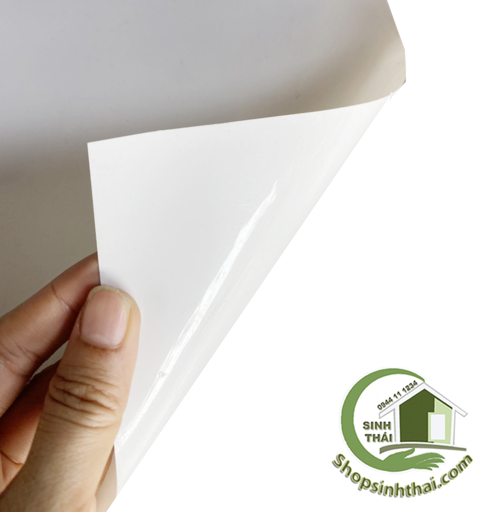 Màng nhựa cứng màu trắng sữa [ 1 mét x khổ 60cm x dày 2,5 zem ]