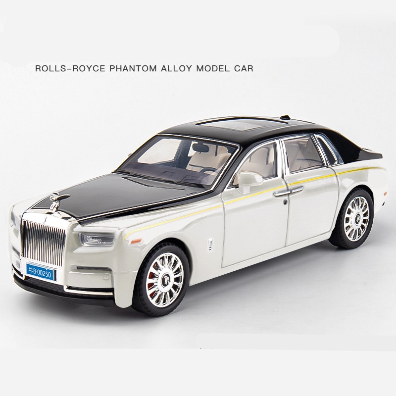 Rolls Royce Phantom VIII light blue 164 diecast scale miniature car   Scale Arts India