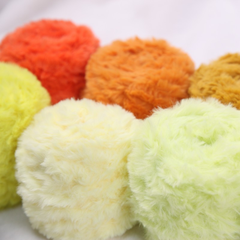 Len lông thỏ cuộn 100g siêu mềm mịn