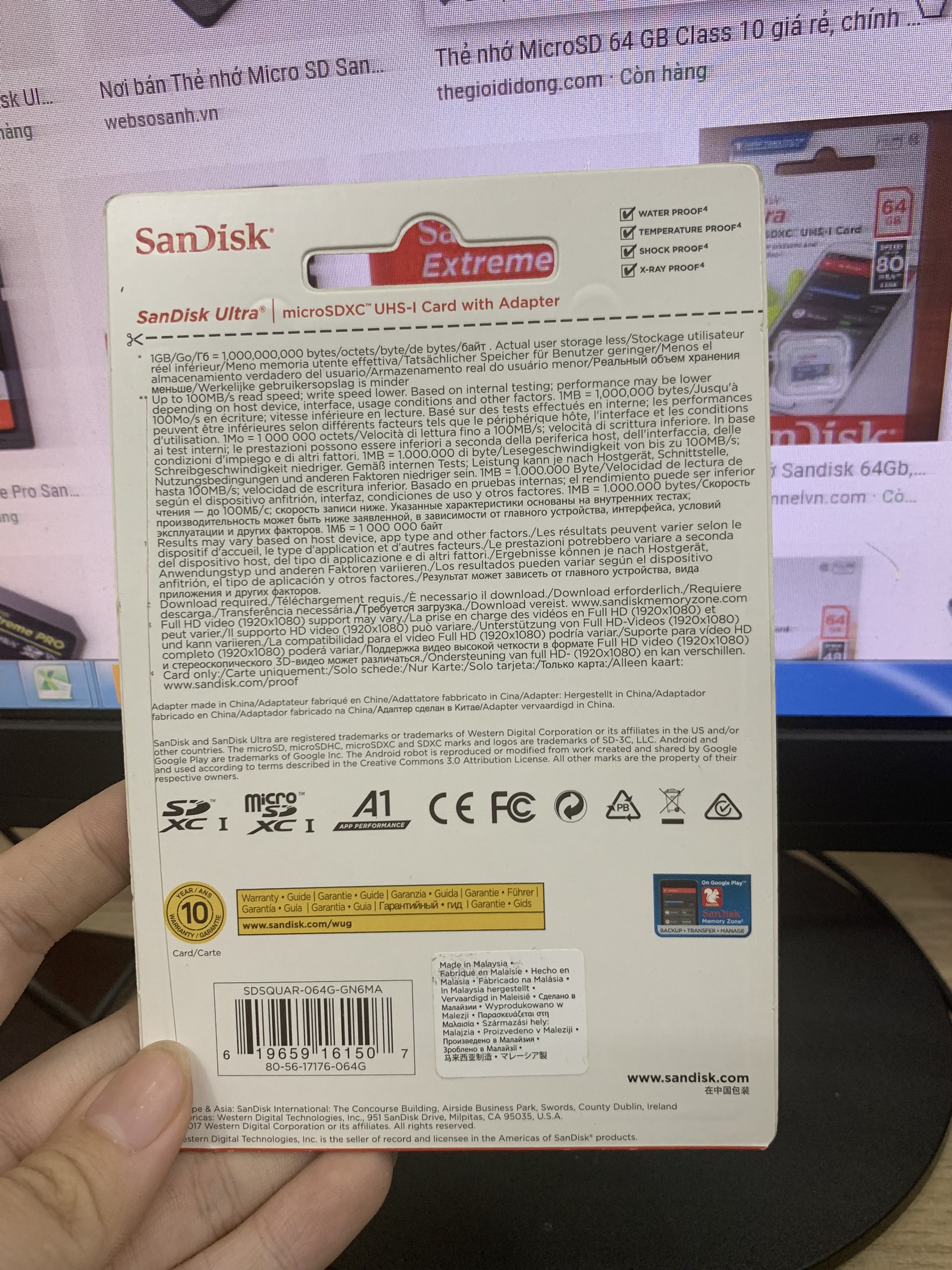 Thẻ Nhớ Micro Sandisk 32gb-64gb
