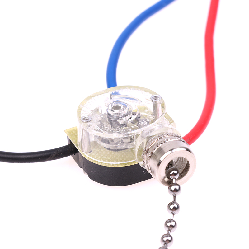 Ceiling Fan Switch Kit 3 Speed 3 Wire Pull Wire Switch With Rope For DIY Accessories. 