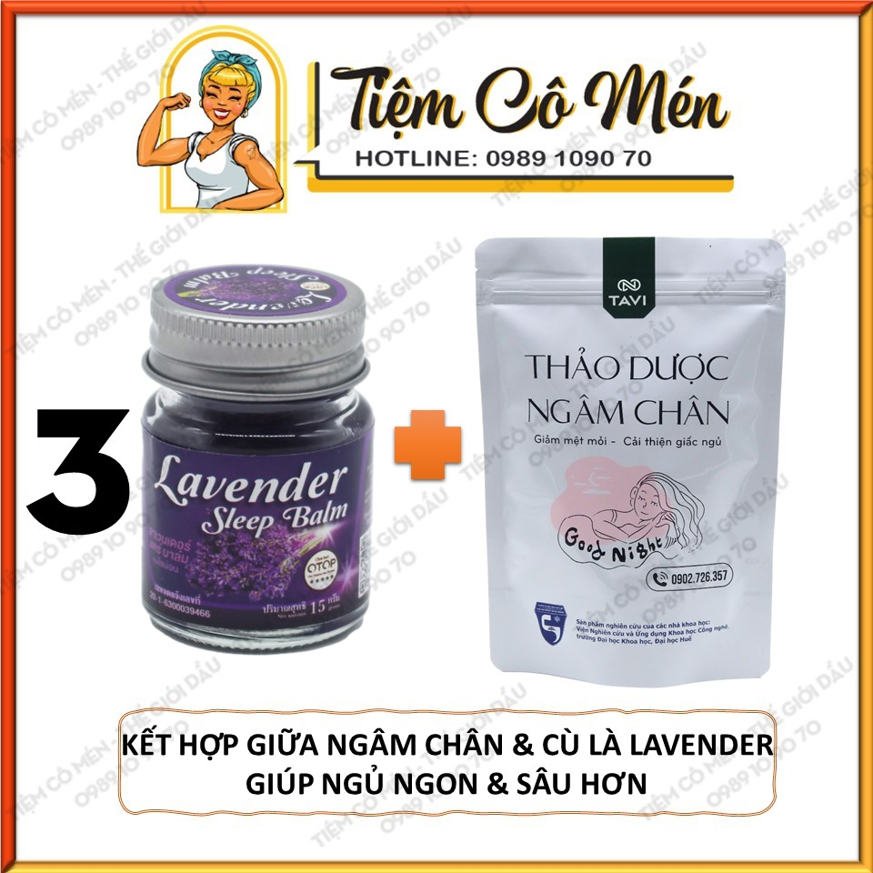 Dầu cù là lavender Otop Thái Lan giúp ngủ ngon 15gr