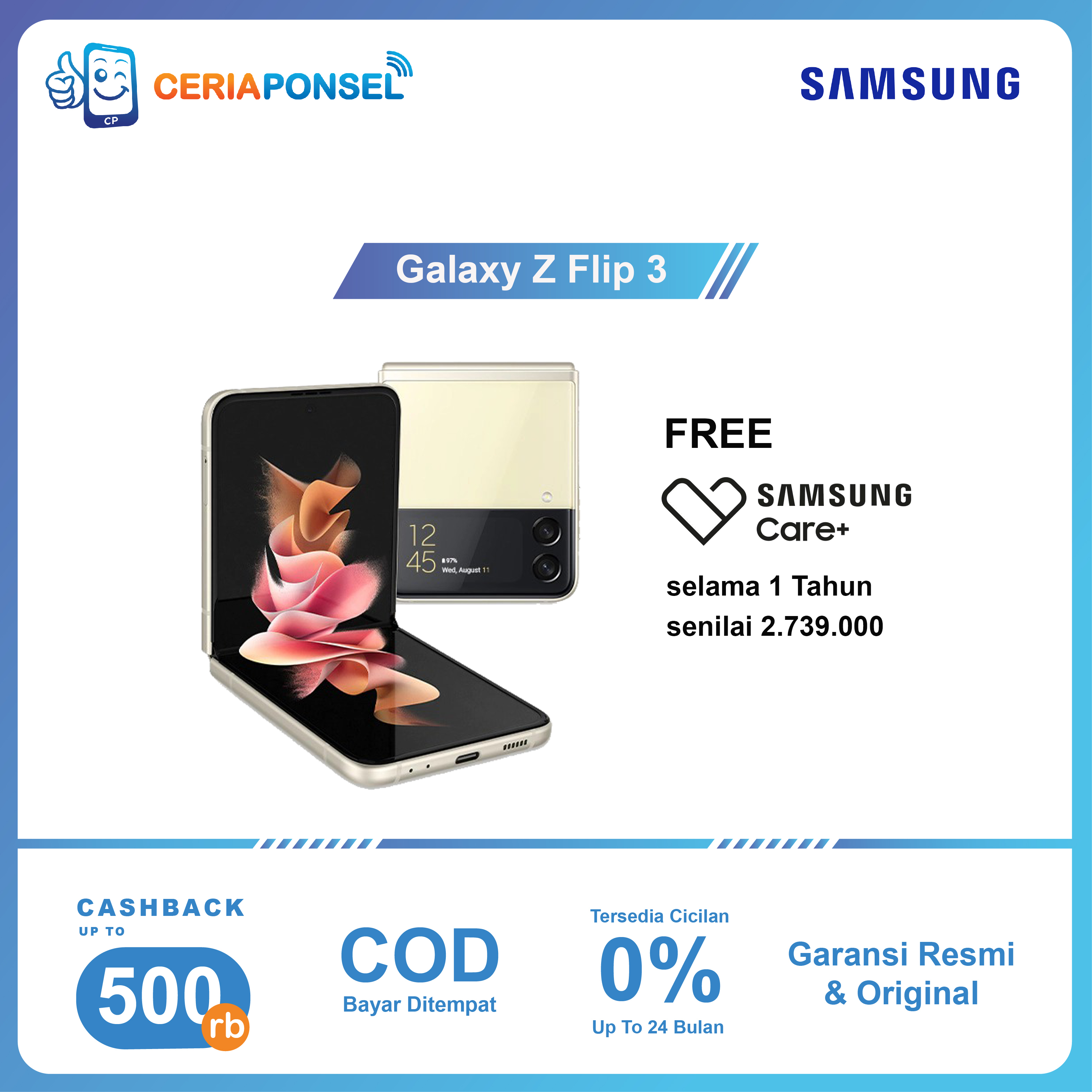 galaxy z flip 3 5g harga