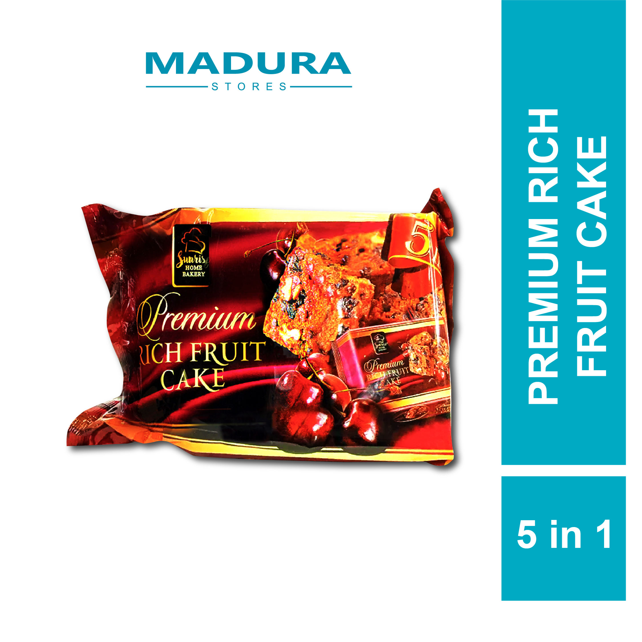 Sunrise Premium Rich Fruit Cake 5 in 1 Lazada