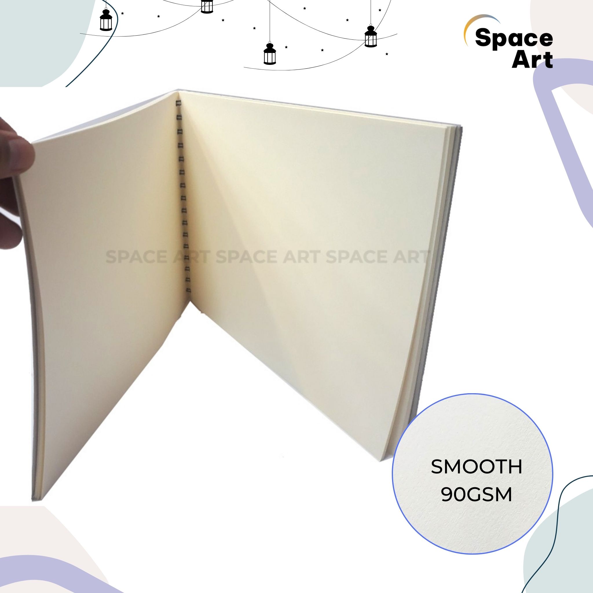 [Space Art Store] Sổ vẽ Sketch & Drawing Renaissance vân Smooth 90gsm 60 tờ