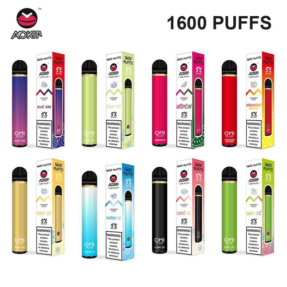 AOKIT OMI Pro 1600 puffs 5% nic Disposable Pod Device vape pod High ...