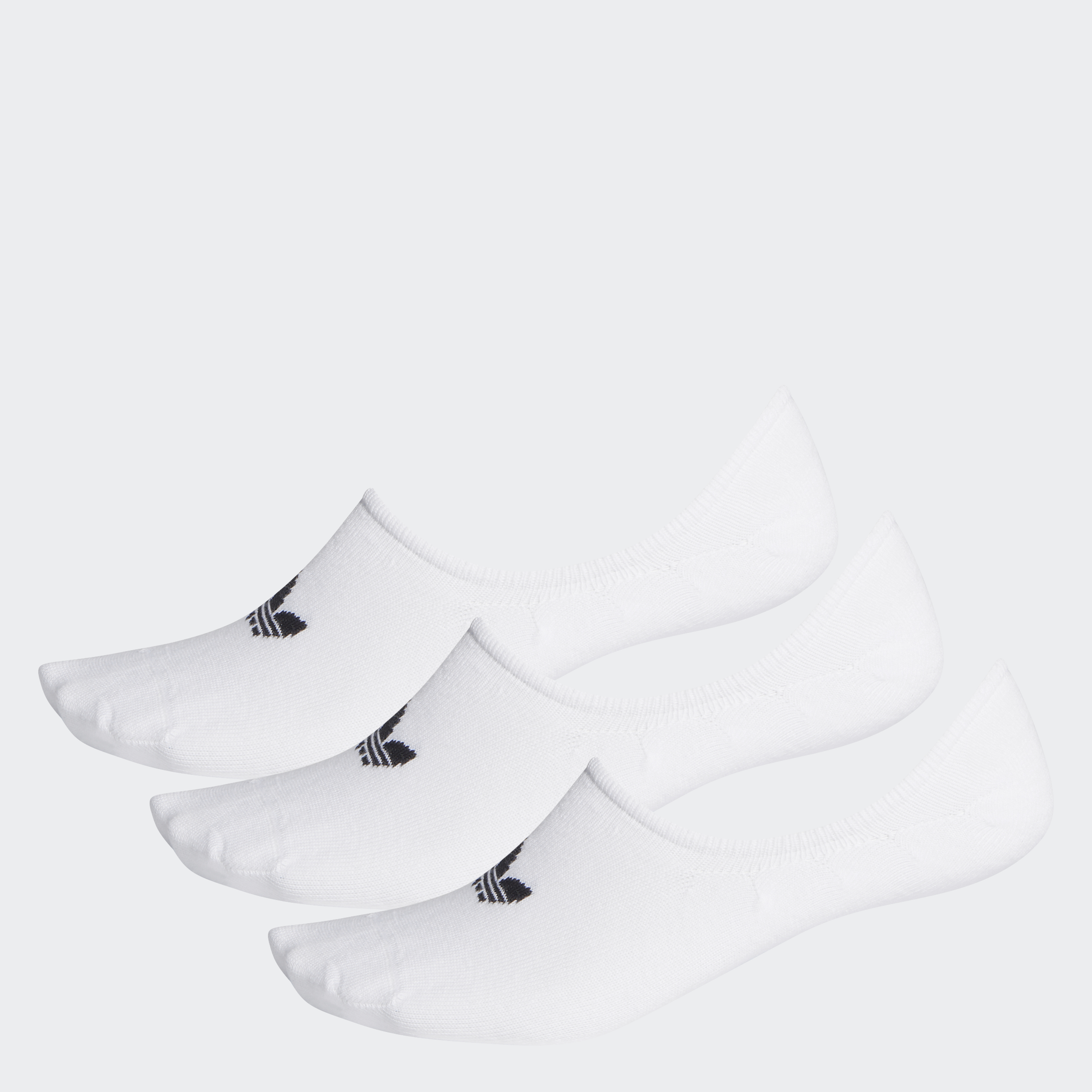 Adidas Phong cách sống Bộ 3 đôi tất ẩn Unisex trắng FM0676