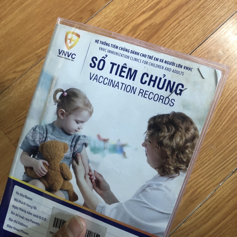 VỎ BỌC SỔ TIÊM CHỦNG, SỔ KHÁM CHỮA BỆNH (KÍCH THƯỚC TỜ A4 GẬP ĐÔI)