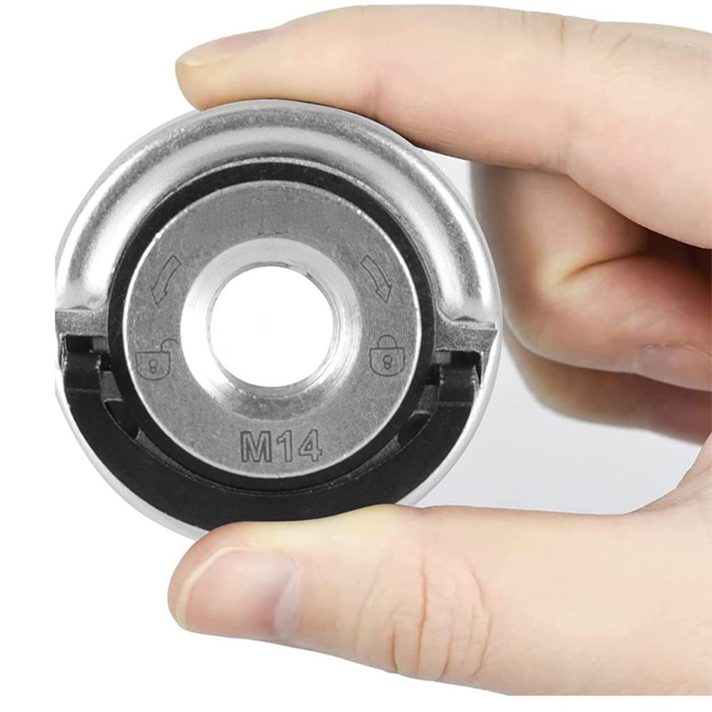 Angle Grinder Pressure Plate Universal M14 Quick Lock Nut For Diamond Cutting Disks Grinding Wheels