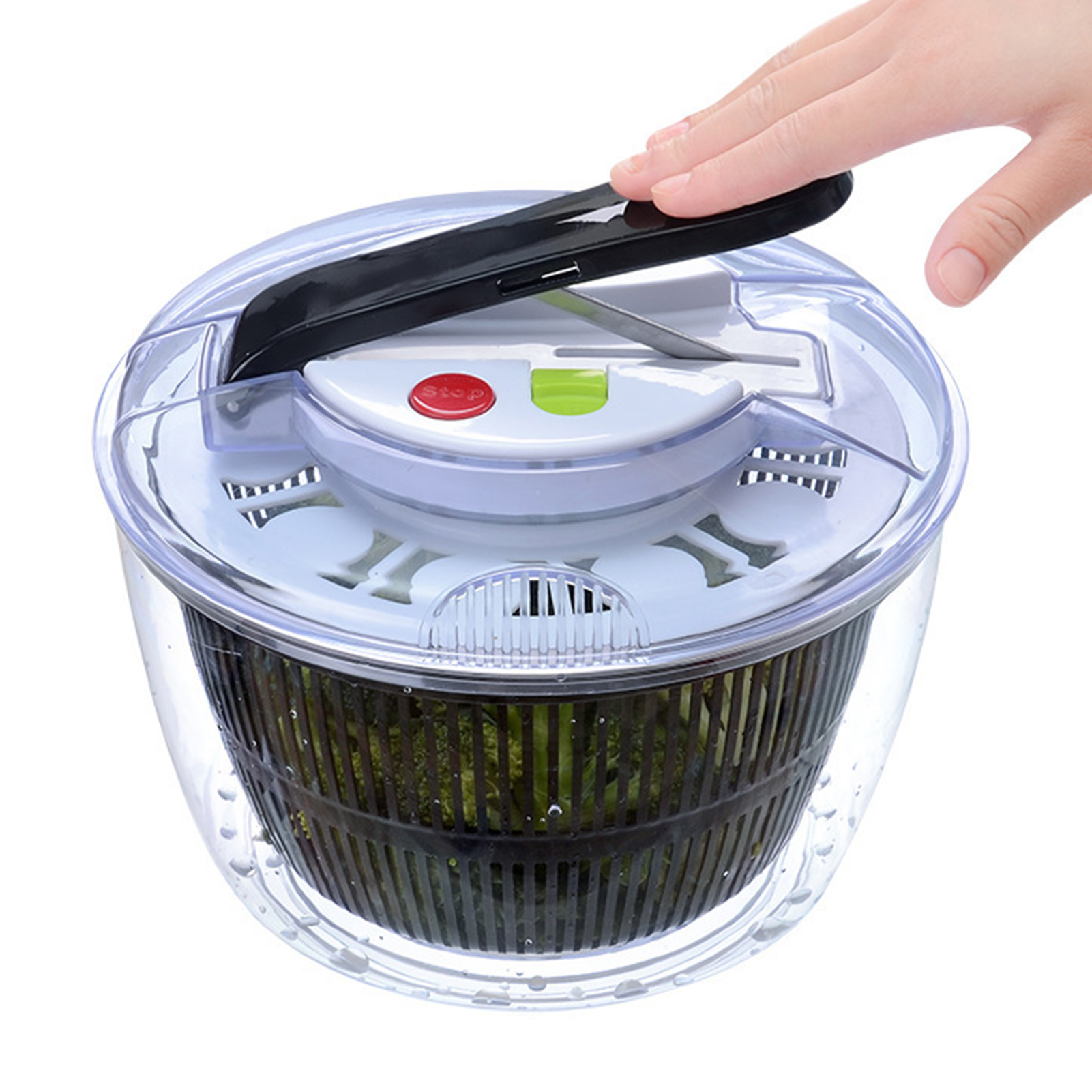 muduan Easy-to-use Fruit and Vegetable Dryer Efficient 5l Vegetable Dehydrator Salad Spinner Perfect for Homes Large Capacity Convenient Fruit Washer Ideal for Home Kitchen