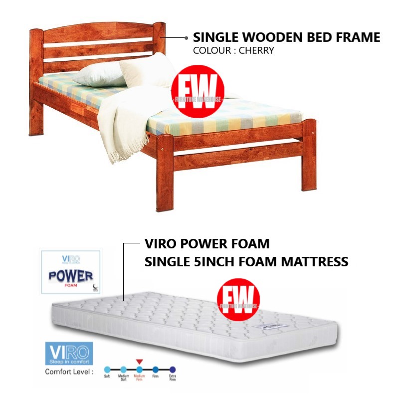 uratex bed frame with foam