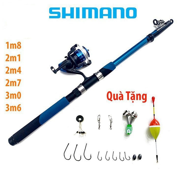 BỘ CẦN CÂU MÁY KÈM 10 MÓN PHỤ KIỆN (rẻ vô địch)