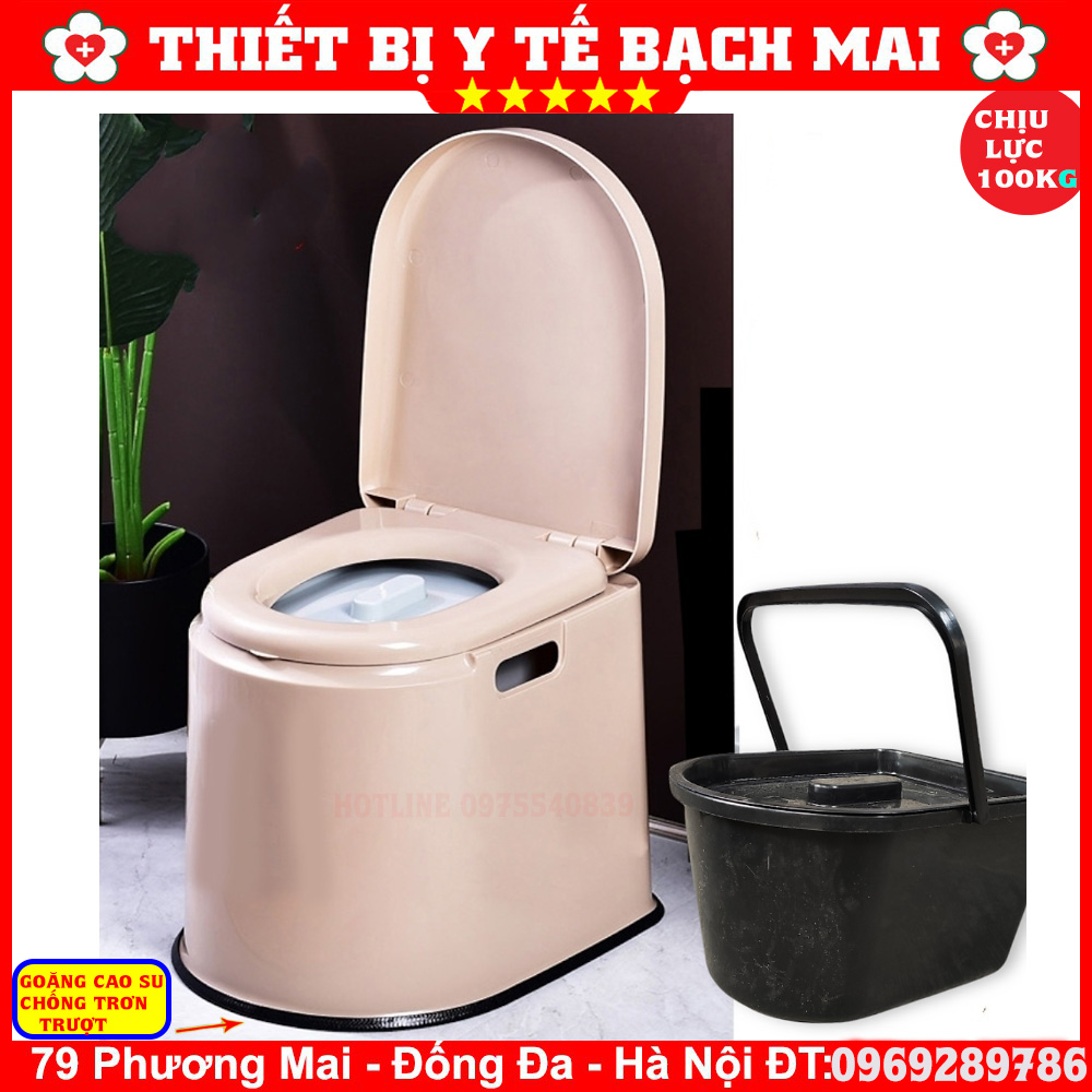 Bô Vệ Sinh Cho Người Già, Toilet Di Động Nhựa Cao Cấp