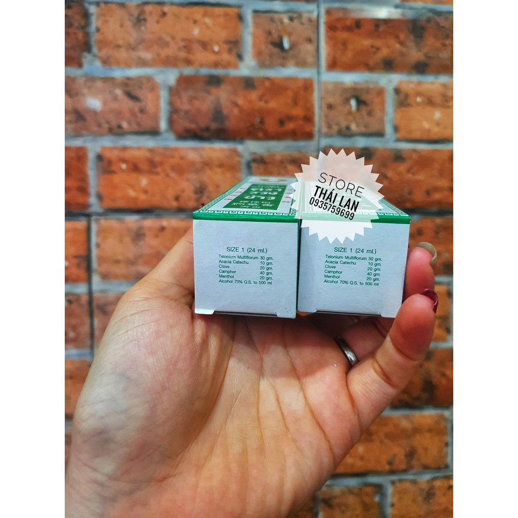 [CHÍNH HÃNG] Dầu bông lúa giảm đau nhức Minyak Thái Lan 24ml