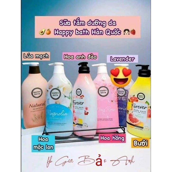 Sữa tắm Happy Bath Hàn Quốc