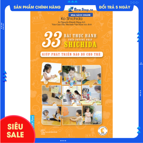Sách - 33 bài thực hành theo phương pháp shichida - newshop