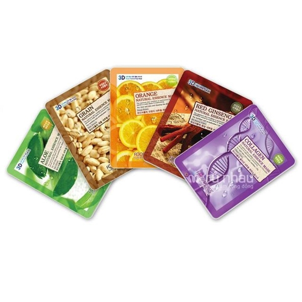 10 chiếc mix Mặt nạ 3d foodaholic