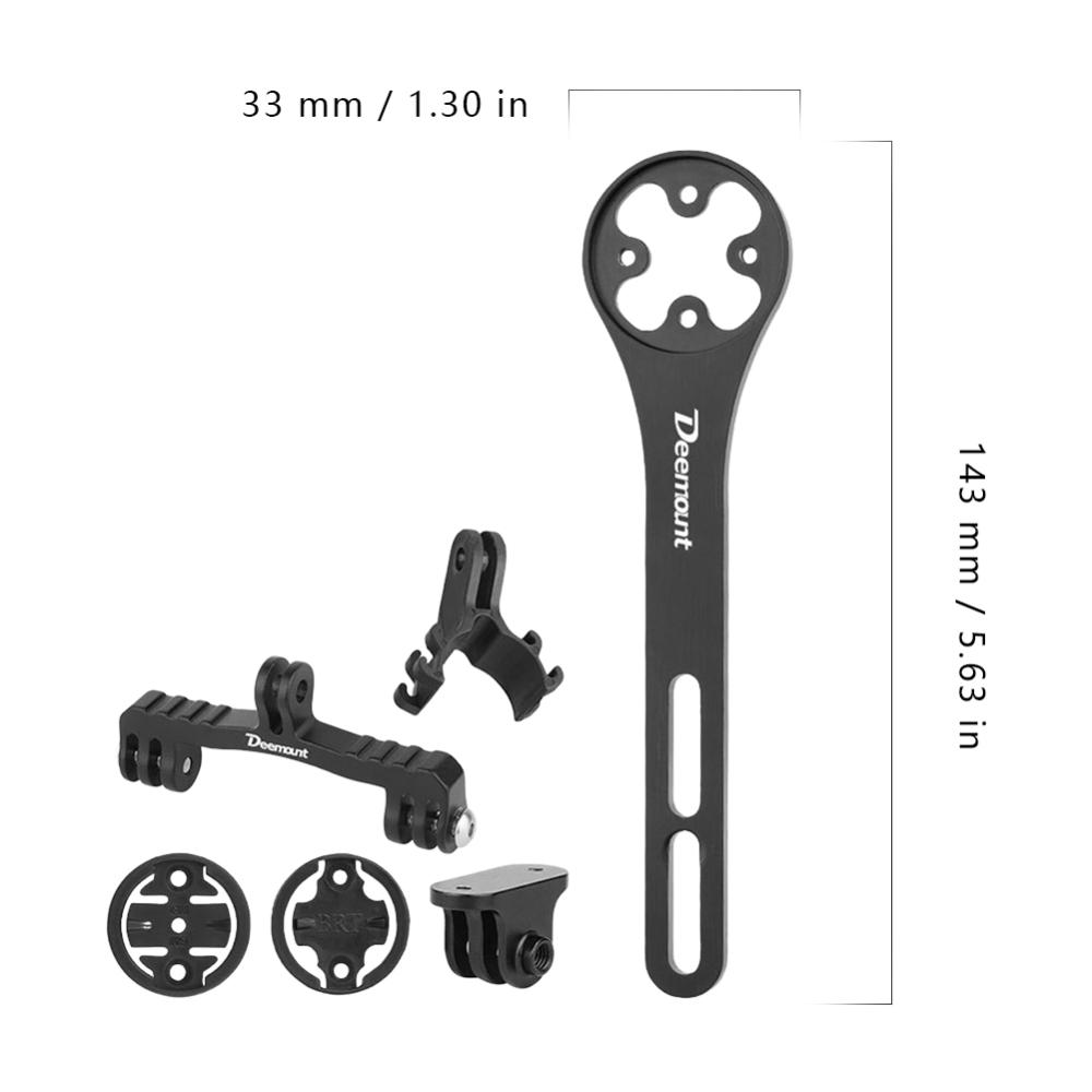 Tay lái Giá gắn máy tính máy ảnh đa năng Carbon mở rộng thanh xe đạp giá đỡ camera thích hợp cho Garmin và brighton