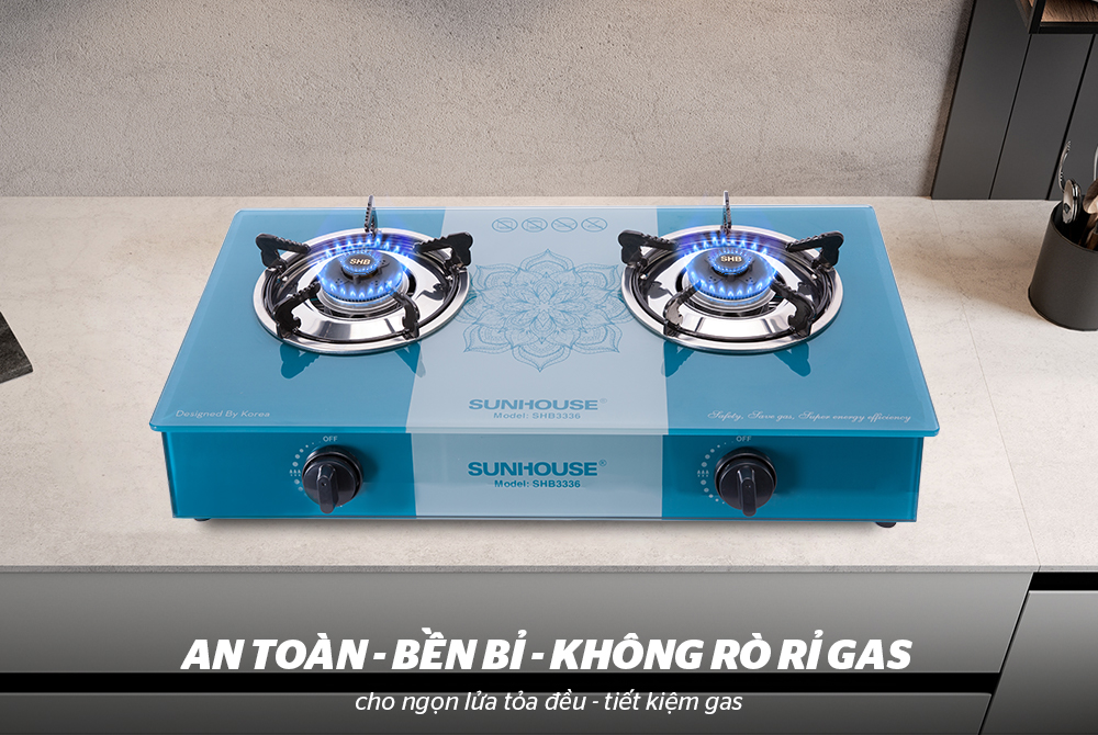 Bếp Gas Dương Kính SUNHOUSE SHB3336