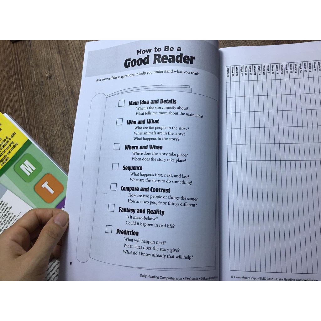 Bộ đẹp 8q - Daily Reading Comprehension - Evan Moor