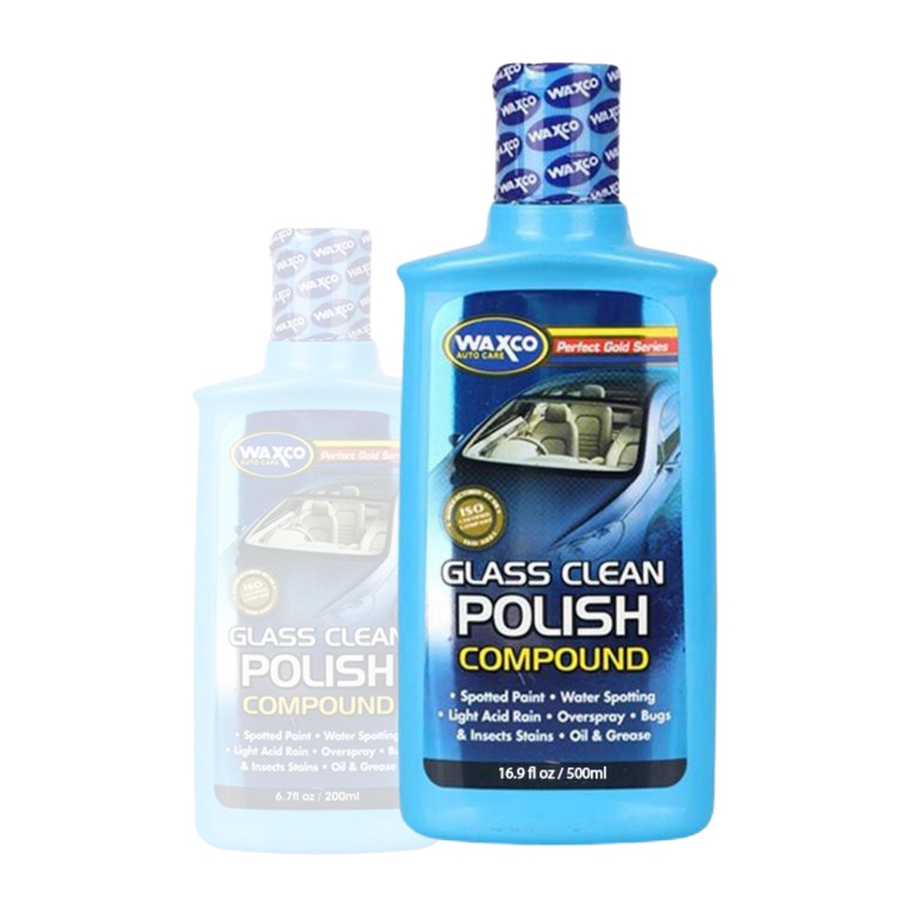 WAXCO Auto Care Glass Clean Polish Compound Nano Tech Pengilat Cermin