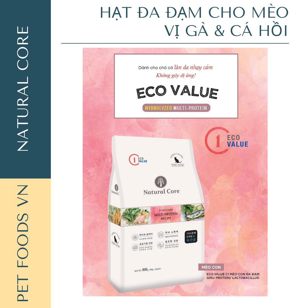 Hạt đa đạm cho mèo NATURAL CORE ECO C1