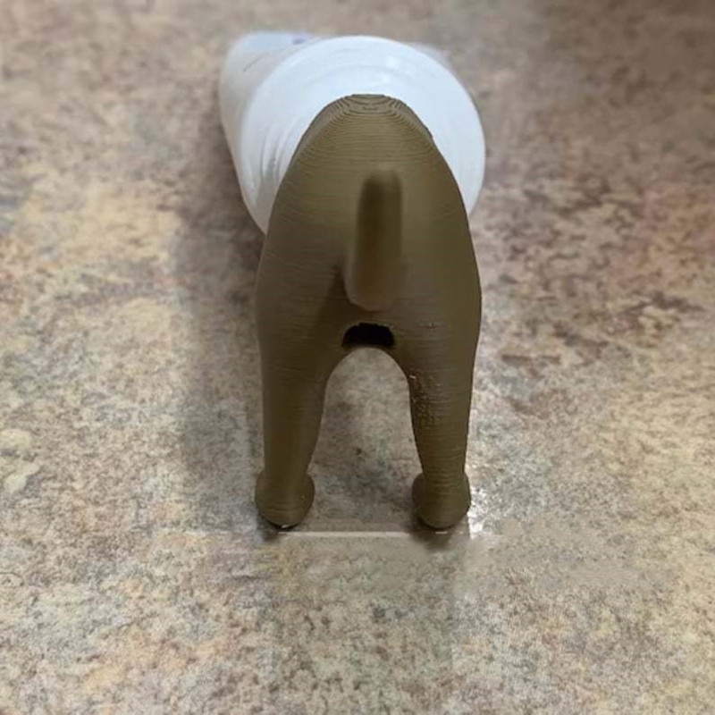 Creative Funny Toothpaste Squeezer Pooping Dog Butt Toothpaste Topper Home Toothpaste Holder Toothpaste Dispenser for Kid Gift